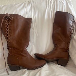 Brown Knee high riding boots
